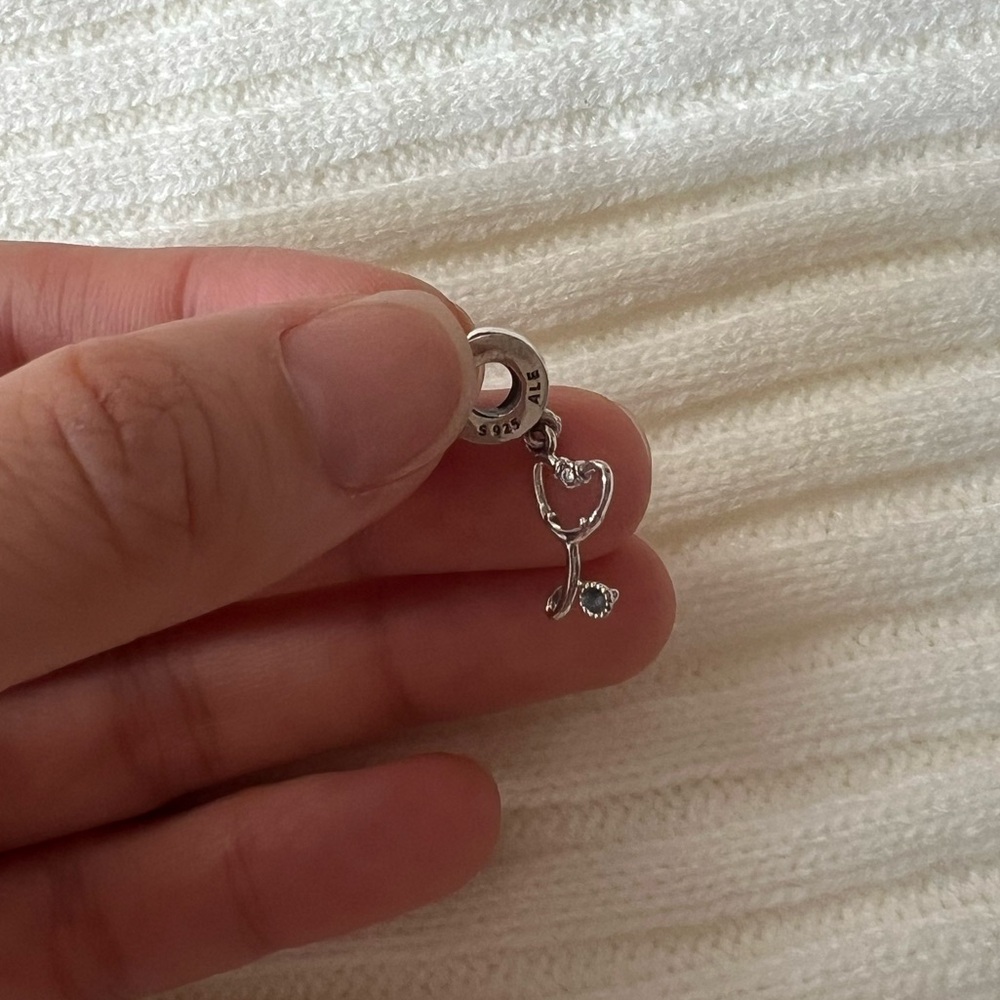 Pandora Charm with Gemstone